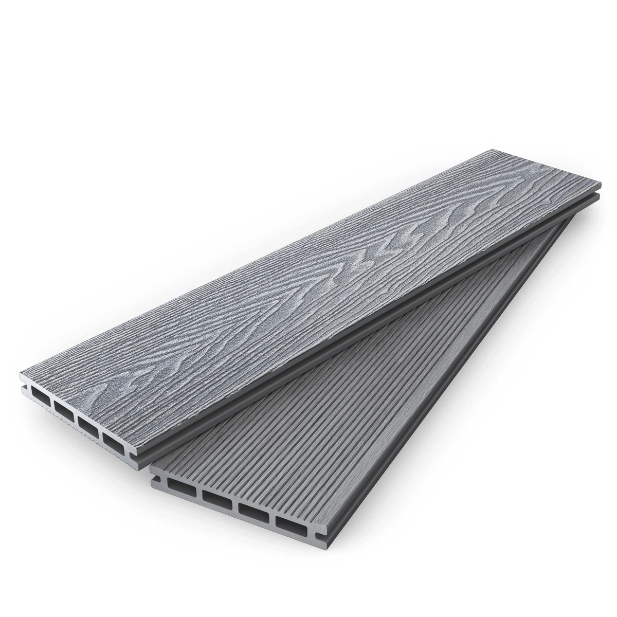 2.8m Light Grey Composite Decking Board